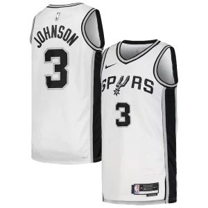 Keldon Johnson San Exceptionnel Antonio Spurs Nike Unisex Swingman Jersey Association Edition White - Collectionner ce maillot rare - Augmentez la valeur de votre collection