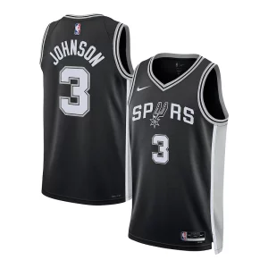 Keldon Johnson San Antonio Spurs Nike Unisex Swingman Magnifique Jersey Association Edition Black - Événement exclusif - Soyez l'un des premiers à avoir ce maillot