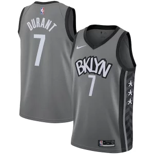 Kevin Durant Brooklyn Nets Nike Refiné 2019/2020 Swingman Jersey Statement Edition Gray - Promotion limitée - Profitez de la réduction avant qu'elle ne soit terminée