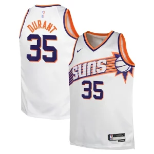 Kevin Durant Phoenix Suns Authentique Nike Youth Swingman Jersey Association Edition White - Maillot authentique - Reproduit avec soin