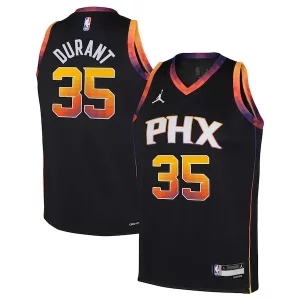 Kevin Durant Phoenix Suns Jordan Splendide Brand Youth 2022/23 Swingman Jersey Statement Edition Black - Vêtement de fan emblématique - Montrez votre amour pour l'équipe
