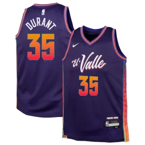 Kevin Durant Phoenix Suns Nike Classique Youth Swingman Replica Jersey City Edition Purple - Maillot authentique - Reproduit avec soin