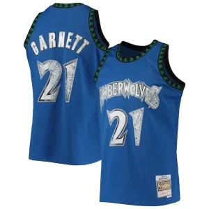 Kevin Garnett Minnesota Timberwolves Uniques 2003/04 Hardwood Classics NBA 75th Anniversary Diamond Swingman Jersey Blue - Parfait pour le match jour - Montrez votre support avec style