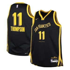 Klay Thompson Golden State Warriors Nike Youth Luxueux Swingman Replica Jersey City Edition Black - Idéal pour les collectionneurs - Qualité premium garantie