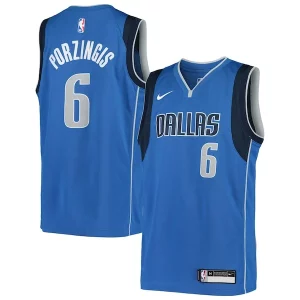 Kristaps Porzingis Dallas Mavericks Nike Youth Swingman Jersey Classique Icon Edition Blue - Maillot de collection - Un bijou pour les amateurs