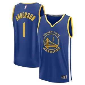 Kyle Anderson Golden State Warriors Fast Premium Break Replica Player Jersey Icon Edition Royal - Vêtement de fan emblématique - Montrez votre amour pour l'équipe