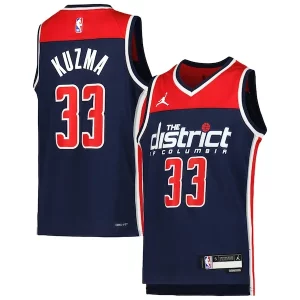 Kyle Kuzma Moderne Washington Wizards Jordan Brand Youth Swingman Jersey Statement Edition Navy - Pour les matchs d'athlétisme - Restez frais et confortable
