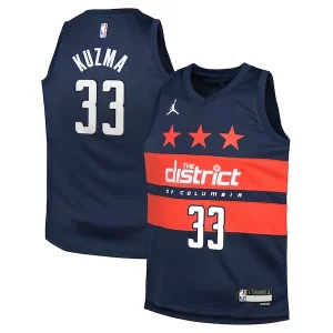 Kyle Kuzma Washington Wizards Jordan Brand Youth Swingman Jersey Exquisite Statement Edition Navy - Maillot de marque reconnue - Faites confiance à la qualité