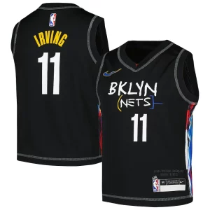 Kyrie Irving Brooklyn Sophistiqué Nets Nike Preschool 2020/21 Swingman Jersey City Edition Black - Collectionner ce maillot rare - Augmentez la valeur de votre collection