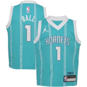 LaMelo Ball Authentique Charlotte Hornets Jordan Brand Toddler Swingman Player Jersey Icon Edition Teal - Vêtement de fan emblématique - Montrez votre amour pour l'équipe