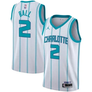 LaMelo Ball Charlotte Exclusif Hornets Jordan Brand 2020/21 Swingman Player Jersey Association Edition White - Offre spéciale - Achetez maintenant et économisez