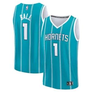 LaMelo Ball Charlotte Hornets Fast Break Replica Luxueux Player Jersey Icon Edition Teal - Pour les amateurs de basketball passionnés - Livraison rapide
