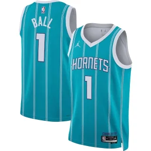 LaMelo Ball Charlotte Hornets Jordan Brand Incontournable Unisex Swingman Jersey Icon Edition Teal/White - Livraison gratuite - Économisez sur les frais d'expédition