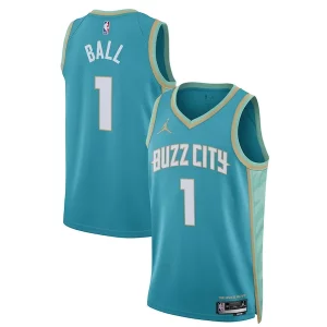 LaMelo Ball Charlotte Vibrant Hornets Jordan Brand Unisex 2023/24 Swingman Jersey Teal City Edition - Maillot de marque reconnue - Faites confiance à la qualité