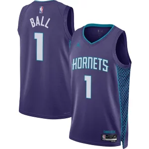 LaMelo Dashing Ball Charlotte Hornets Jordan Brand Unisex Swingman Jersey Statement Edition Purple - Promotion limitée - Profitez de la réduction avant qu'elle ne soit terminée