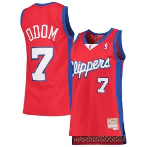 Lamar Bold Odom LA Clippers Women's 2000/01 Hardwood Classics Swingman Jersey Red - Pour les fans de la ligue - Un maillot authentique de la compétition