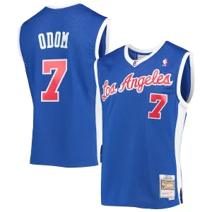 Lamar Odom Confortable LA Clippers 2001/02 Hardwood Classics Swingman Jersey Royal - Édition commemorative - Souvenez-vous des moments inoubliables