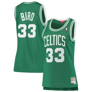 Larry Bird Boston Celtics Women's 1985 86 Collectible Hardwood Classics Swingman Jersey Kelly Green - Parfait pour le match jour - Montrez votre support avec style