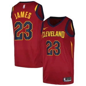 LeBron Élégant James Cleveland Cavaliers Nike Swingman Player Jersey Icon Edition Wine - Promotion limitée - Profitez de la réduction avant qu'elle ne soit terminée