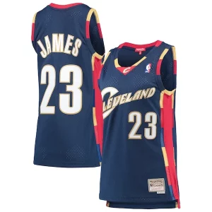LeBron James Cleveland Cavaliers Women's Hardwood Classics Swingman Notable Jersey Navy - Pour les joueurs de basketball amateurs - Adapté à tous les styles de jeu