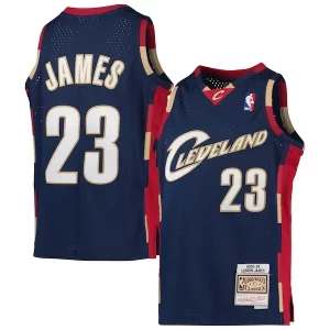 LeBron James Cleveland Cavaliers Youth Charming 2008 09 Hardwood Classics Swingman Jersey Navy - Design innovant - Écarte-vous du commun des mortels