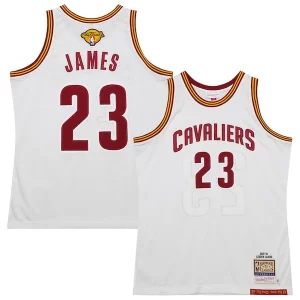 LeBron James Dashing Cleveland Cavaliers 2015/16 Hardwood Classics Authentic Jersey White - Événement exclusif - Soyez l'un des premiers à avoir ce maillot