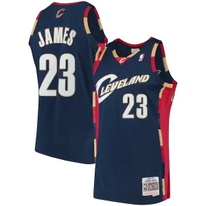 LeBron James Incontournable Cleveland Cavaliers Hardwood Classics Swingman Jersey Navy - Design innovant - Écarte-vous du commun des mortels