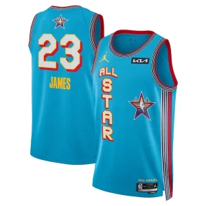 LeBron James Jordan Brand Unisex 2025 NBA All Star Game Swingman Player Jersey Light Blue Charming - Pour les amateurs de basketball passionnés - Livraison rapide