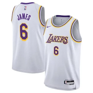 LeBron James Los Angeles Confortable Lakers Nike Youth Swingman Jersey Association Edition White - Événement exclusif - Soyez l'un des premiers à avoir ce maillot