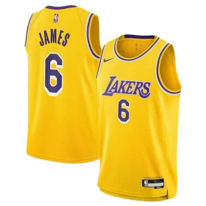 LeBron James Los Angeles Lakers Nike Admirable Youth Swingman Jersey Icon Edition Gold - Design innovant - Écarte-vous du commun des mortels