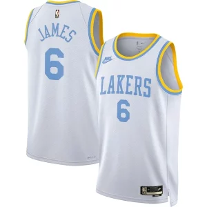 LeBron James Los Angeles Lakers Nike Gracieux Swingman Jersey Classic Edition White - Nouvelle arrivée - Êtes-vous prêt pour la saison ?