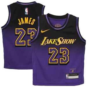 LeBron James Los Angeles Lakers Nike Toddler 2024/25 Swingman Player Jersey Stylish City Edition Purple - Fait à la main - Un produit unique et de qualité