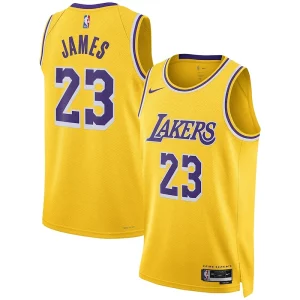 LeBron James Los Angeles Lakers Nike Unisex Swingman Jersey Association Edition Gold Authentique - Maillot de collection - Un bijou pour les amateurs