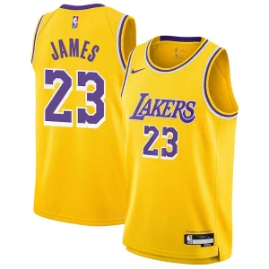 LeBron James Los Angeles Lakers Nike Youth Swingman Jersey Icon Edition Gold Sophistiqué - Collectionner ce maillot rare - Augmentez la valeur de votre collection