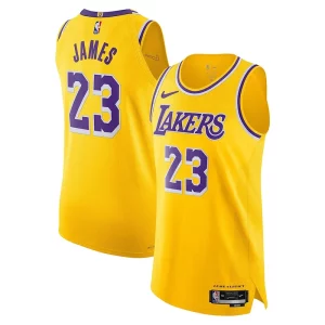 LeBron James Los Angeles Sophistiqué Lakers Nike Authentic Player Jersey Icon Edition Gold - Offre spéciale - Achetez maintenant et économisez
