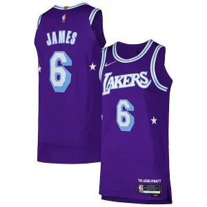 LeBron James Moderne Los Angeles Lakers Nike Authentic Player Jersey City Edition Purple - Promotion limitée - Profitez de la réduction avant qu'elle ne soit terminée