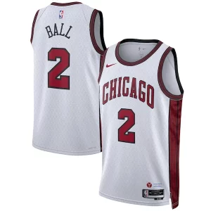 Lonzo Ball Chicago Bulls Nike Exquisite Unisex 2022/23 Swingman Jersey City Edition White - Pour les fans de la ligue - Un maillot authentique de la compétition