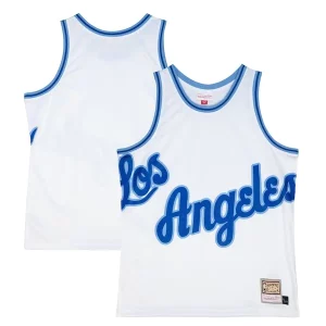 Los Angeles Lakers Hardwood Classics Blown Out Fashion Jersey Superbe White - Stock limité - Commandez vite votre maillot exclusif