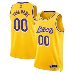 Los Angeles Lakers Nike Unisex Swingman Custom Charming Jersey Gold Icon Edition - Promotion limitée - Profitez de la réduction avant qu'elle ne soit terminée