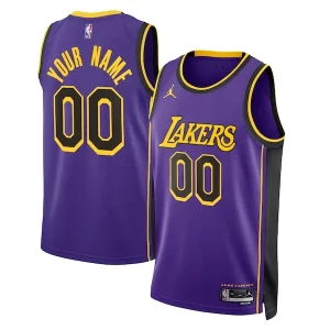 Los Notable Angeles Lakers Jordan Brand Unisex 2022/23 Swingman Custom Jersey Statement Edition Purple - Fait à la main - Un produit unique et de qualité
