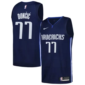 Luka Dončić Dallas Mavericks Nike Swingman Player Jersey City Edition Captivant Navy - Maillot de qualité supérieure - Durable et résistant