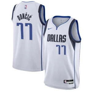 Luka Dončić Dallas Mavericks Nike Youth Swingman Jersey Association Edition Gracieux White - Stock limité - Commandez vite votre maillot exclusif