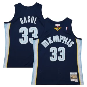 Marc Premium Gasol Memphis Grizzlies 2008/09 Hardwood Classics Swingman Throwback Jersey Navy - Pour les matchs d'athlétisme - Restez frais et confortable
