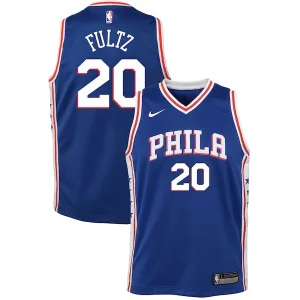 Markelle Fultz Philadelphia 76ers Charming Nike Youth Swingman Jersey Blue Icon Edition - Pour les fans de la ligue - Un maillot authentique de la compétition