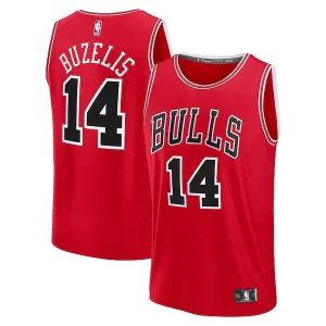 Matas Personalisable Buzelis Chicago Bulls Fast Break Replica Player Jersey Icon Edition Red - Maillot de qualité supérieure - Durable et résistant