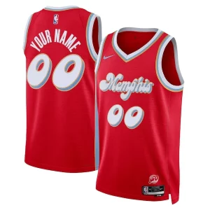 Memphis Grizzlies Nike Unisex 2024/25 Uniques Custom Swingman Jersey City Edition Red - Promotion limitée - Profitez de la réduction avant qu'elle ne soit terminée