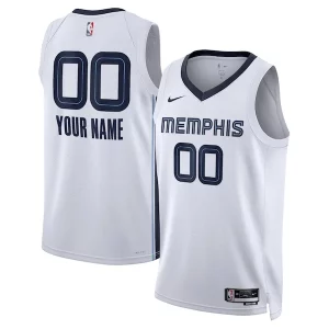 Memphis Grizzlies Nike Unisex Swingman Custom Admirable Jersey White Association Edition - Fait à la main - Un produit unique et de qualité