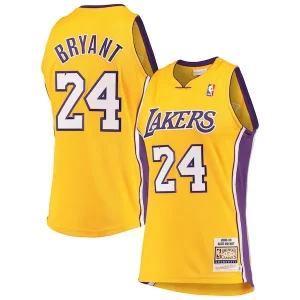 Men's Los Angeles Lakers Kobe Bryant Gold Hardwood Classics 2008 Charming 09 Authentic Jersey - Style contemporain - Restez à la mode avec ce maillot