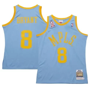 Men's Los Angeles Lakers Kobe Bryant Powder Blue 2001/02 Hardwood Splendide Classics Authentic Player Jersey - Idéal pour les collectionneurs - Qualité premium garantie