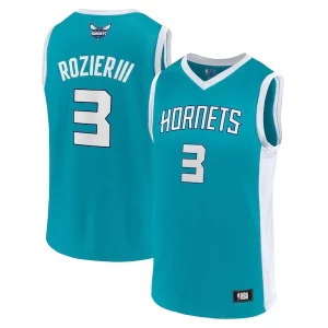 Men's Terry Rozier Teal Charlotte Hornets Player Jersey Refiné - Vêtement de fan emblématique - Montrez votre amour pour l'équipe